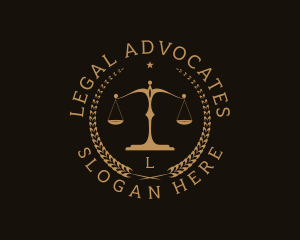 Legal Justice Judicial logo design