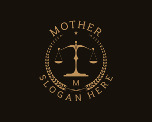 Legal Justice Judicial logo design