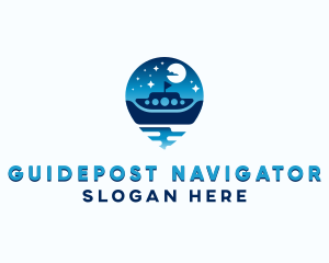 Travel Ship Navigator logo design