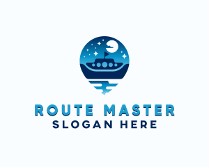 Travel Ship Navigator logo design