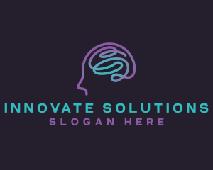 Machine Learning - Brain Cyber Technology logo design
