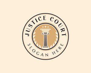 Court - Legal Judiciary Court logo design