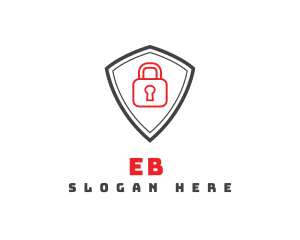 Secure Lock Shield Logo