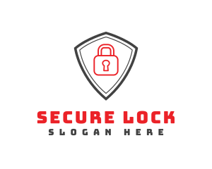 Lock - Secure Lock Shield logo design