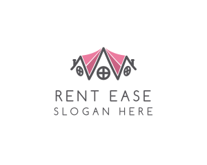 Rental - Apartment Rental Building logo design