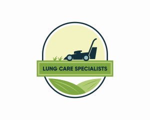 Gardening Lawn Mower logo design