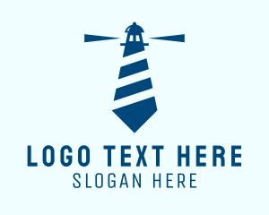 Port - Lighthouse Business Tie logo design