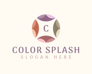 Geometric Round Boutique logo design