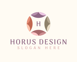 Geometric Round Boutique logo design