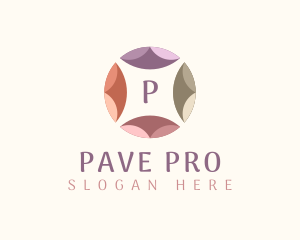 Geometric Round Boutique logo design