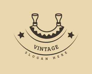 Retro Kitchen Knife Logo