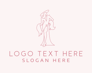 Hat - Sexy Woman Clothing logo design