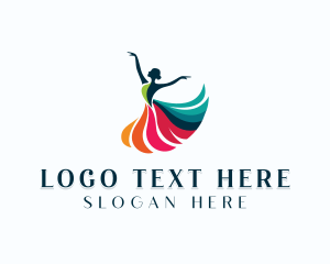 Theatre - Entertainment Dance Performer logo design