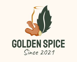 Ginger Tea Spice  logo design