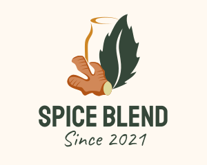Seasoning - Ginger Tea Spice logo design