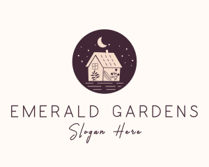 Flower Garden Cabin logo design