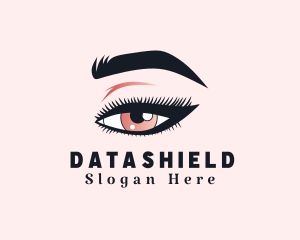 Beautiful Woman Eyelash Logo