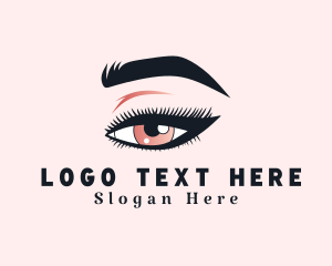 Eyebrow - Beautiful Woman Eyelash logo design