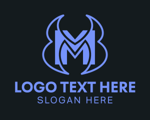 Video Game - Video Game Letter M logo design