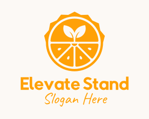 Sun Orange Plant logo design