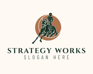 Stallion Horse Sports  logo design