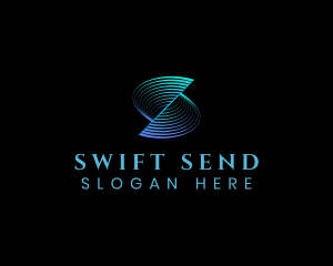 Cyber  Software App Letter S logo design