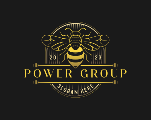 Produce - Organic Honey Bee logo design