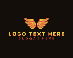 Holistic - Archangel Wings Holistic logo design