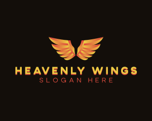 Archangel Wings Holistic logo design