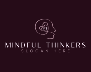 Human Heart Mind logo design