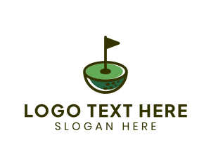 Mini Golf - Golf Ball Championship Sports logo design