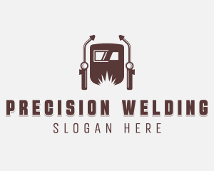 Welding - Welding Mask Machinist logo design