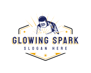 Craftsmanship Welder Engraving logo design