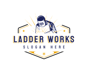 Craftsmanship Welder Engraving logo design