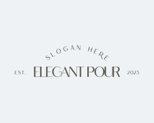 Minimalist Elegant Business logo design