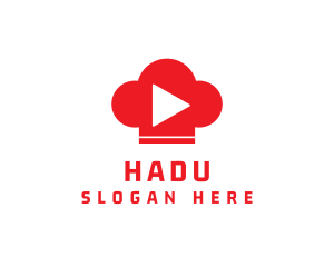Vlog - Chef Video Streaming logo design