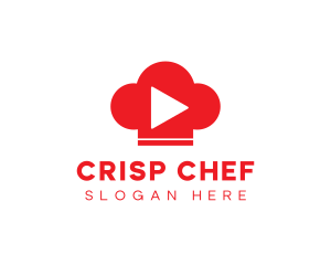 Chef Video Streaming logo design