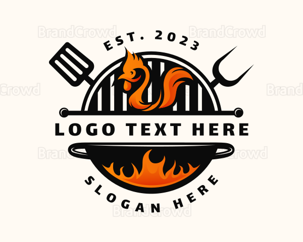 grilled chicken logos
