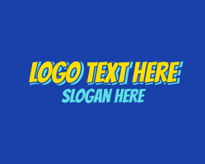 Anime - Comic Book Text logo design