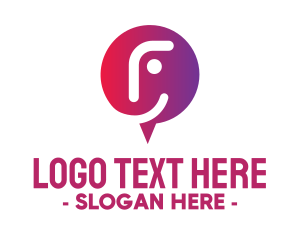 Message - Happy Face Chat logo design