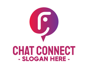 Chatting - Happy Face Chat logo design