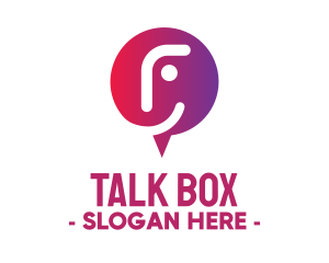 Chat Box - Happy Face Chat logo design