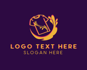 Designer - Shirt Paint Splash logo design