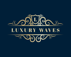 Luxe Decorative Premium Shield logo design