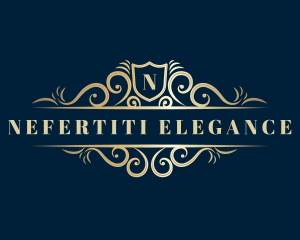 Luxe Decorative Premium Shield logo design