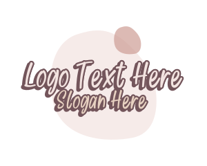 Cute - Quirky Paint Wordmark logo design