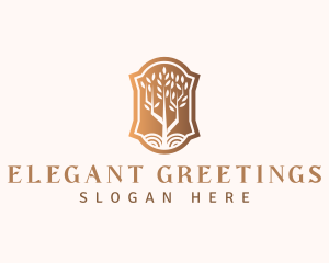 Elegant Tree Landscaping logo design