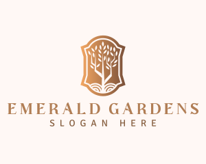 Elegant Tree Landscaping logo design