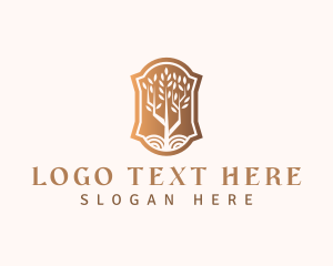 Arborist - Elegant Tree Landscaping logo design