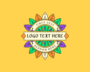 Philippine - Filipino Floral Ornament logo design